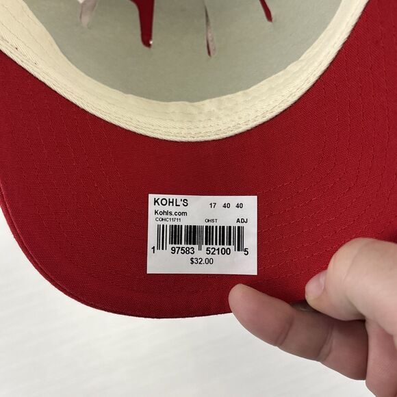 Ohio State Buckeyes Colosseum Tailgate Red SnapBack Trucker Hat Cap NWT - Picture 9 of 9